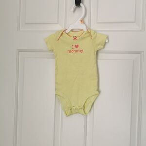 5/$10 Carter's short sleeved onesie size 3 m